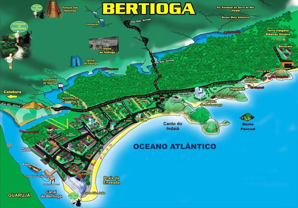 Magnifica Casa Praia Bertioga Guaratuba Sun House Eksteriør bilde